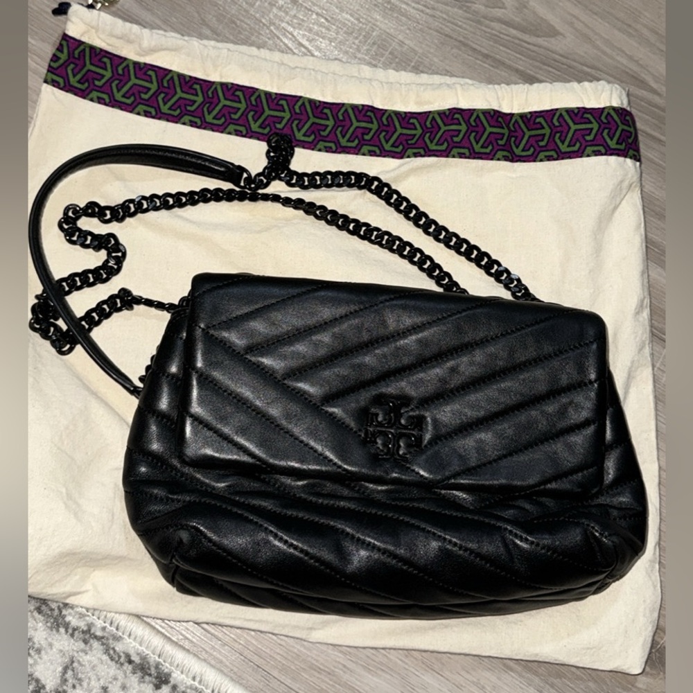 Tory Burch Small Kira Chevron Leather Shoulder Bag